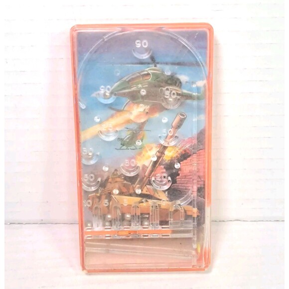 1976 Vtg Bluebox Military Helicopter Handheld Pinball Game 70s 1970s Retro Fun - Picture 1 of 2